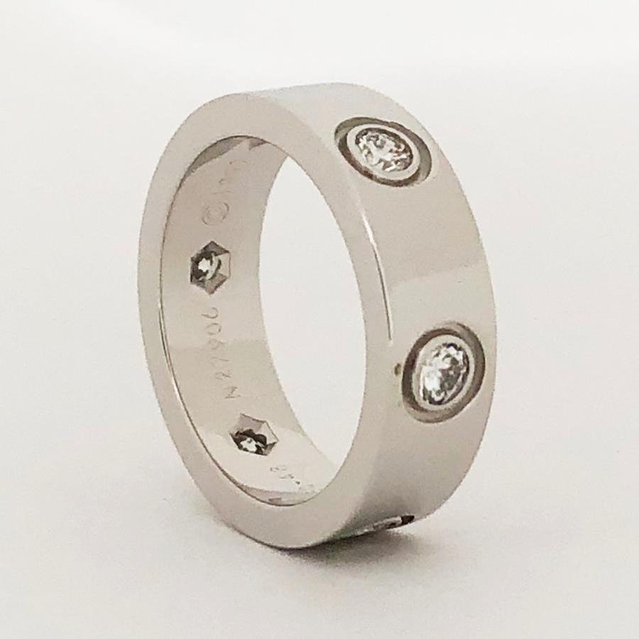 Cartier 【中古】CARTIER カルティエ ラブリング フルダイヤ K18WG 