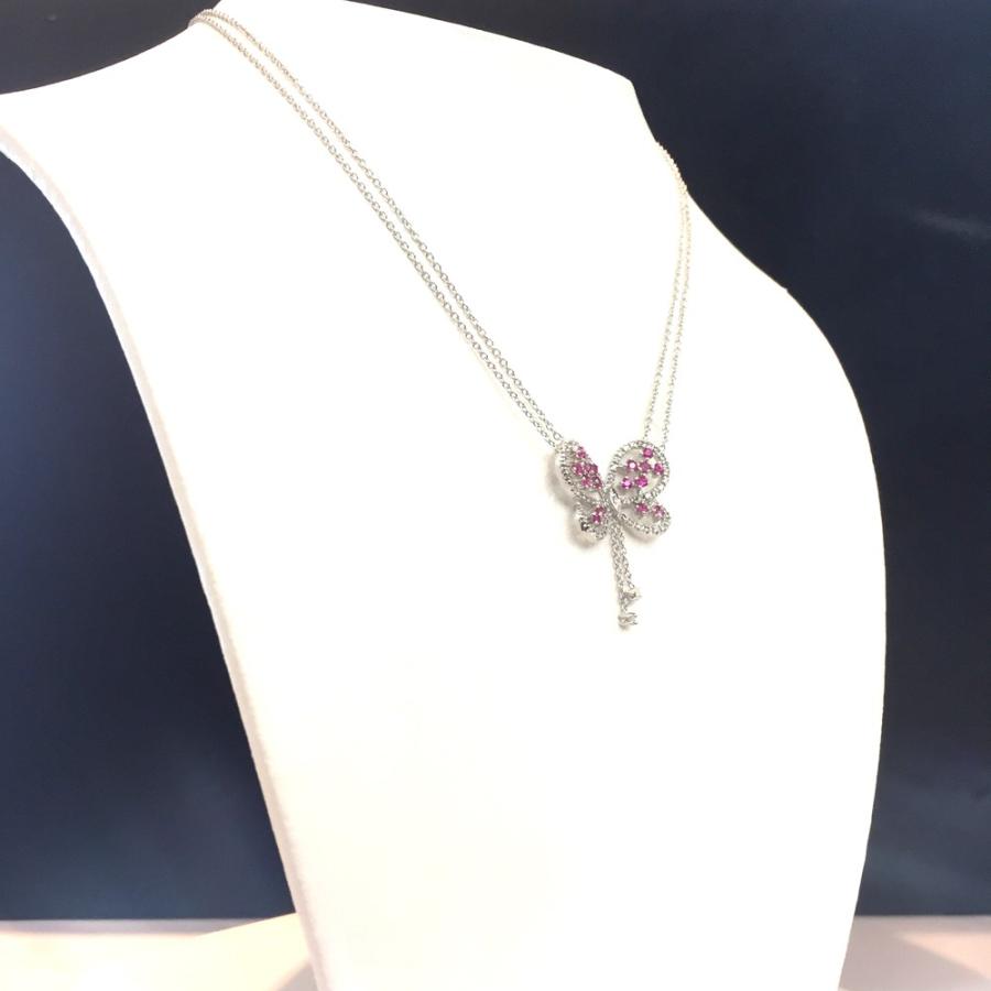 ☆極美！輝きサファイア0.33ctダイヤモンド0.13ct k18WGペンダント K18WG サファイヤ ダイヤ ネックレス S 0.51ct D 0.33ct 8.8g : すぎ