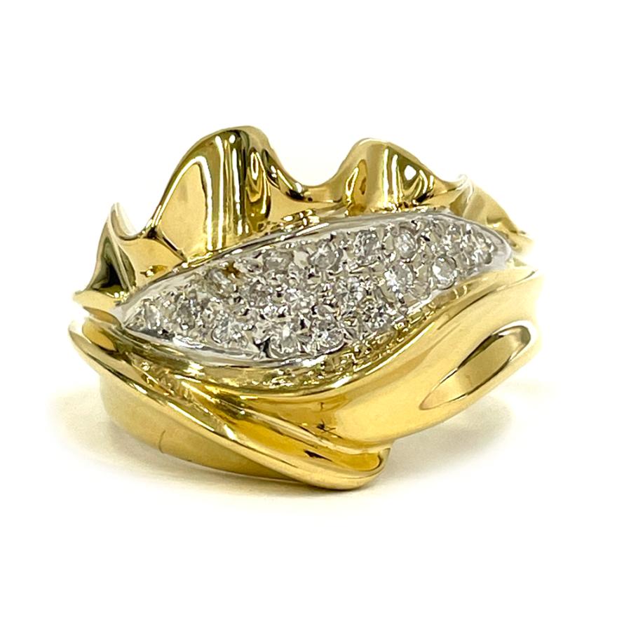 メーカー包装済 中古 K18 ダイヤ フリルデザインリング 指輪 レディース ジュエリー ダイヤ0 ct 5 5g 12号 すぎ質店 通販 Yahoo ショッピング Seal限定商品 Www Kslcity Com My