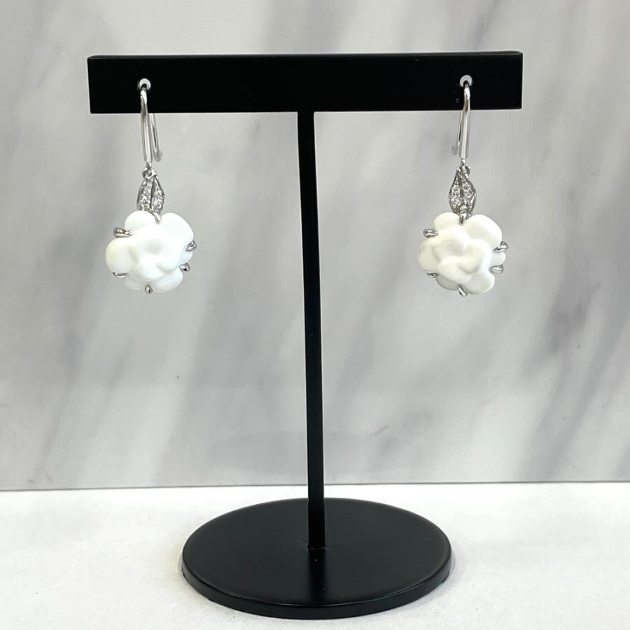 CHANEL 【中古】シャネル CHANEL カメリア カルセドニー ダイヤ CHANEL 【中古】シャネル CHANEL カメリア カルセドニー ダイヤ