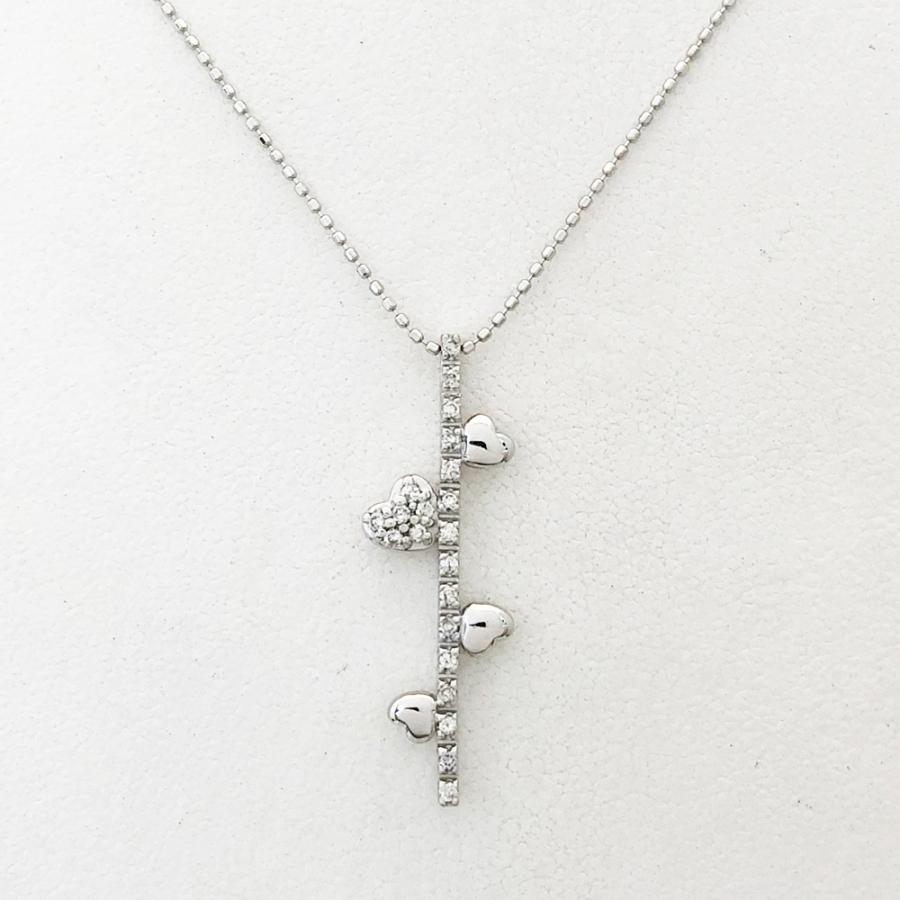 Samantha Tiara サマンサティアラ K18WG ダイヤモンド ハート