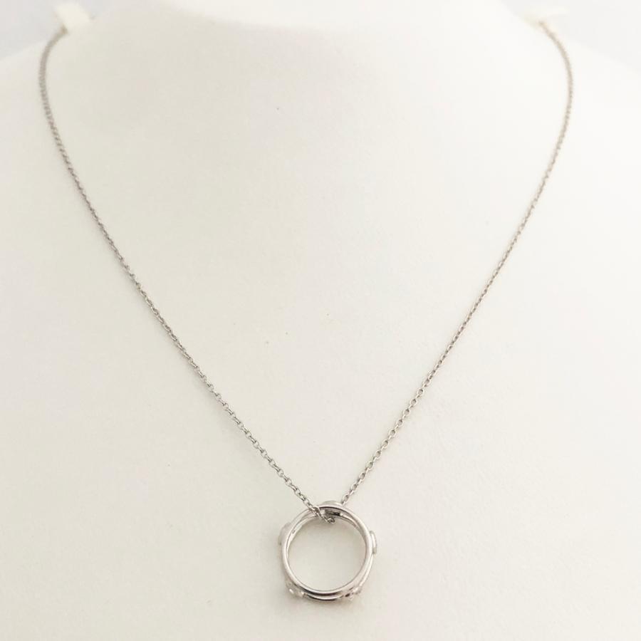 TIFFANY&Co. 【中古】TIFFANY&Co. ティファニー K18WG ダブルワイヤー 
