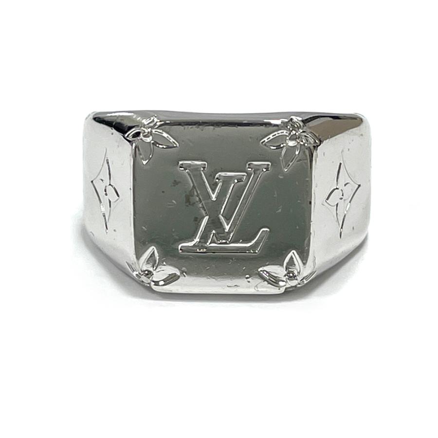 Louis Vuitton シグネットリング モノグラム シルバー Lサイズ Louis