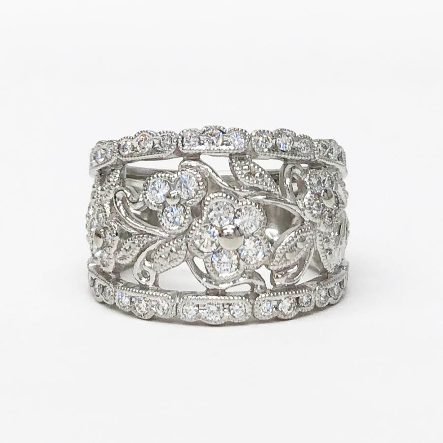 pt900 ダイヤ ファッションリング D 2.00ct 13号 9.3g : すぎ質店 