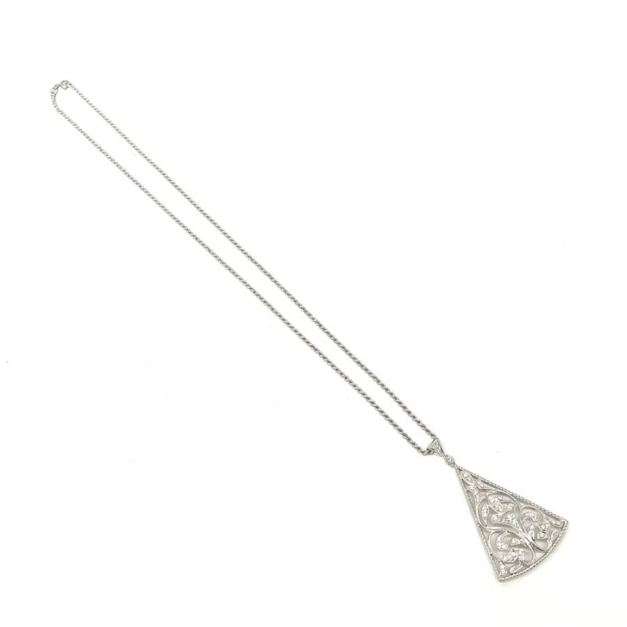 Queen（DAMIANI） クイーン QUEEN Pt950 ダイヤ ネックレス D0.85ct 