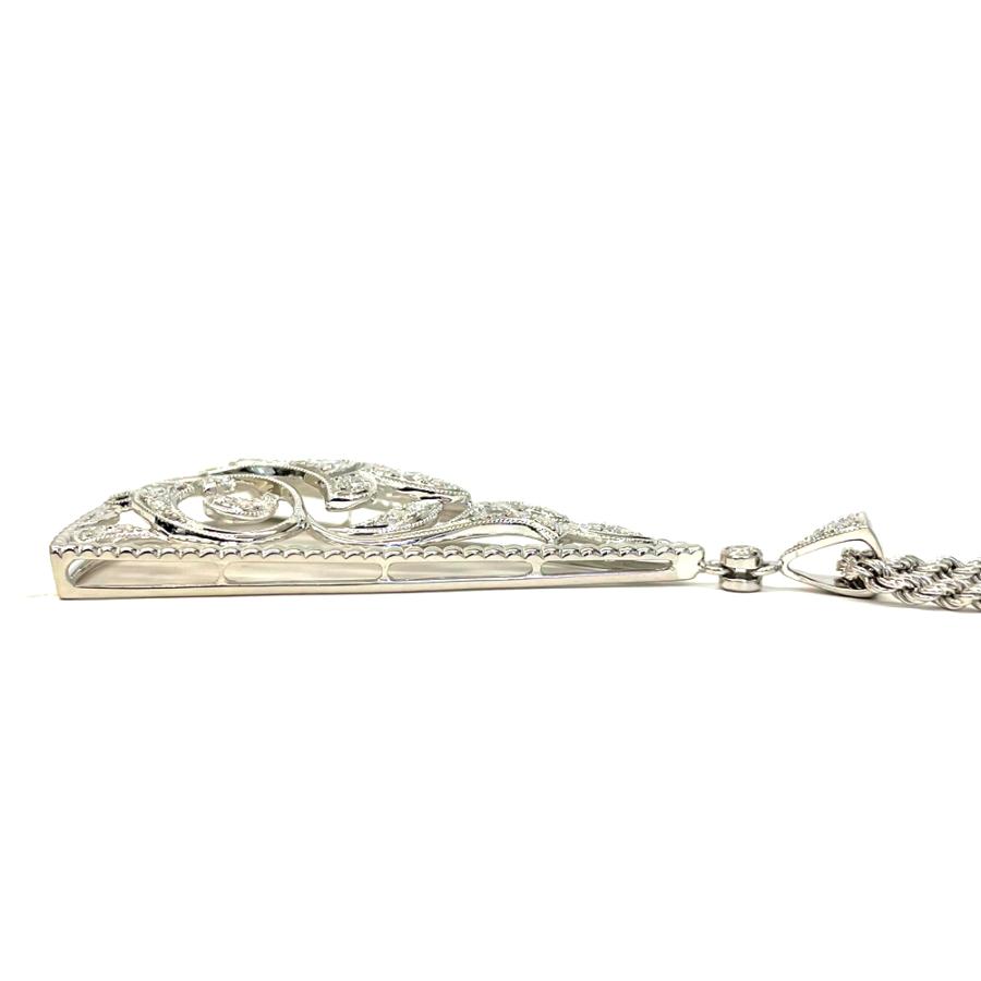 Queen（DAMIANI） クイーン QUEEN Pt950 ダイヤ ネックレス D0.85ct  