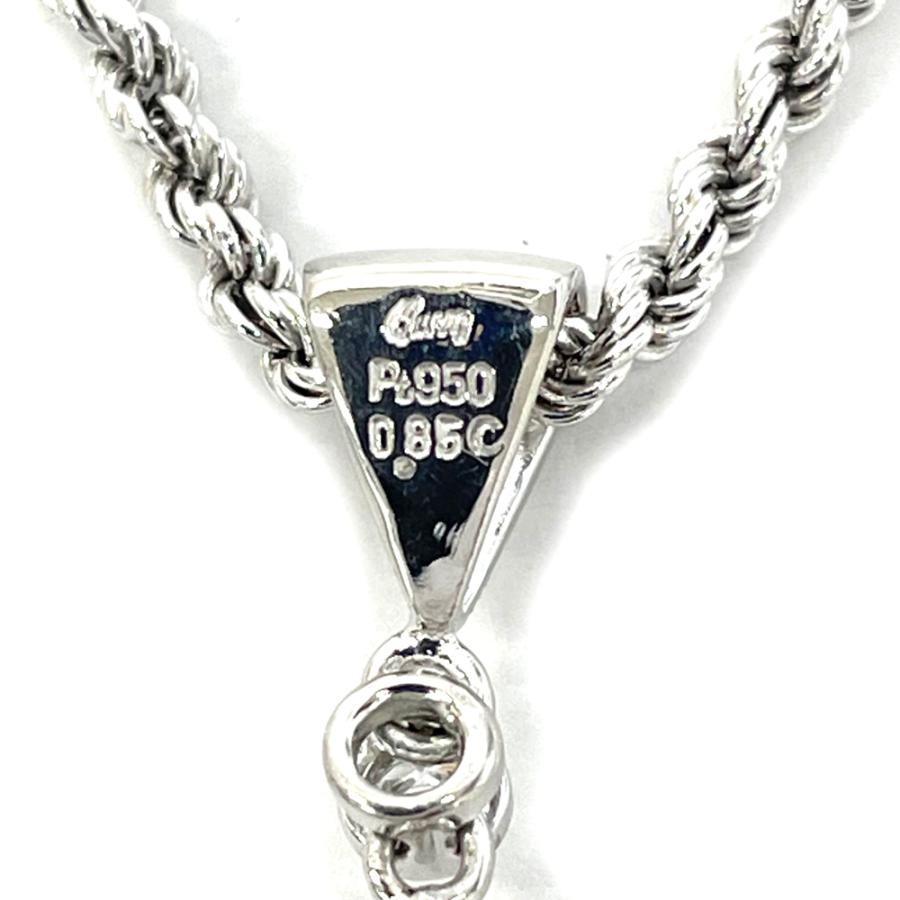Queen（DAMIANI） クイーン QUEEN Pt950 ダイヤ ネックレス D0.85ct  