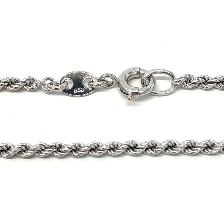 クイーン QUEEN Pt950 ダイヤ ネックレス D0.85ct 60cm  