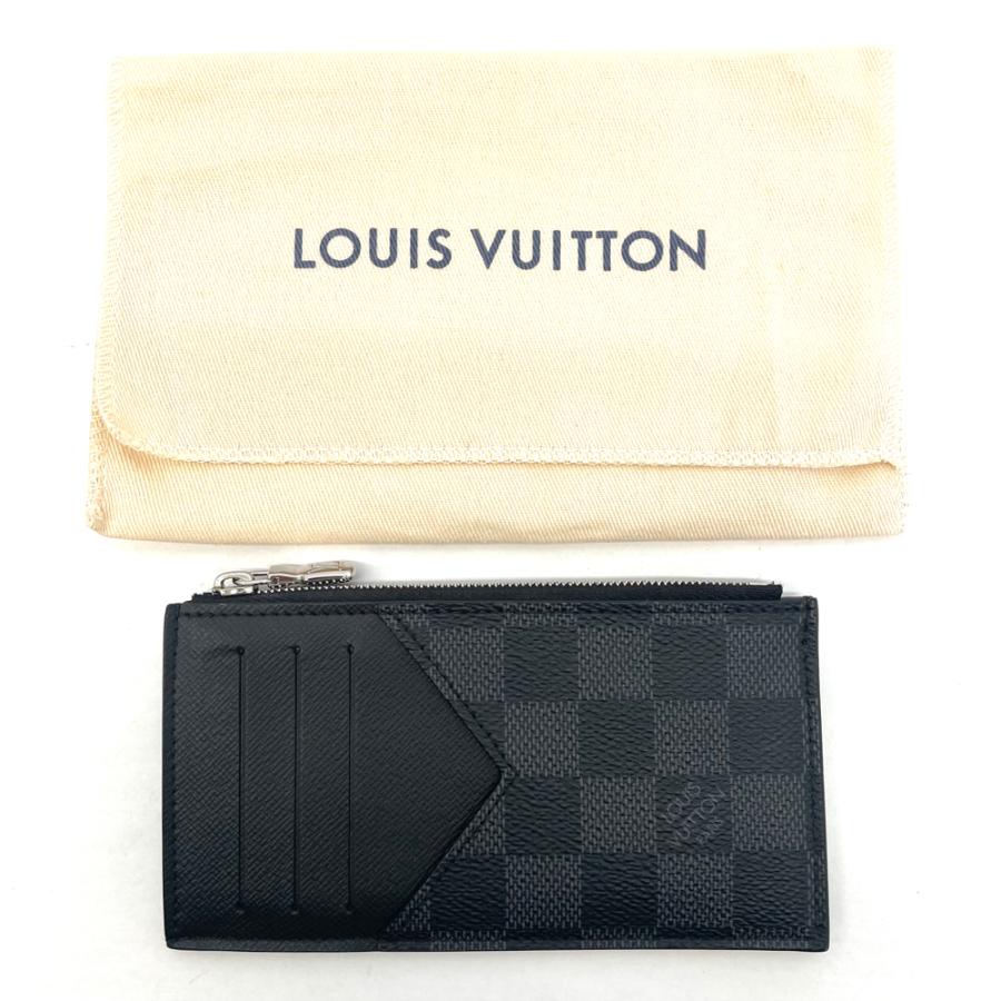 【中古】Louis Vuitton 　ルイヴィトン　ダミエグラフィット　カード＆コインケース　N64038　黒　小銭入れ｜sugisichi4647｜04