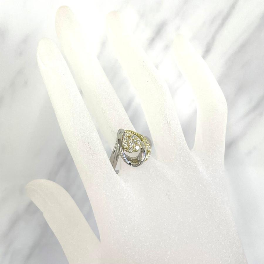K18 Pt900 ダイヤ ファッションリング D0.56ct 17号 指輪 : すぎ質店 