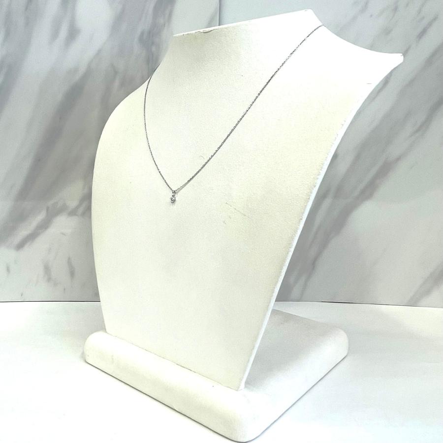 中古】K18WG ダイヤ ネックレス D 0.03ct : 47732 : すぎ質店 - 通販 