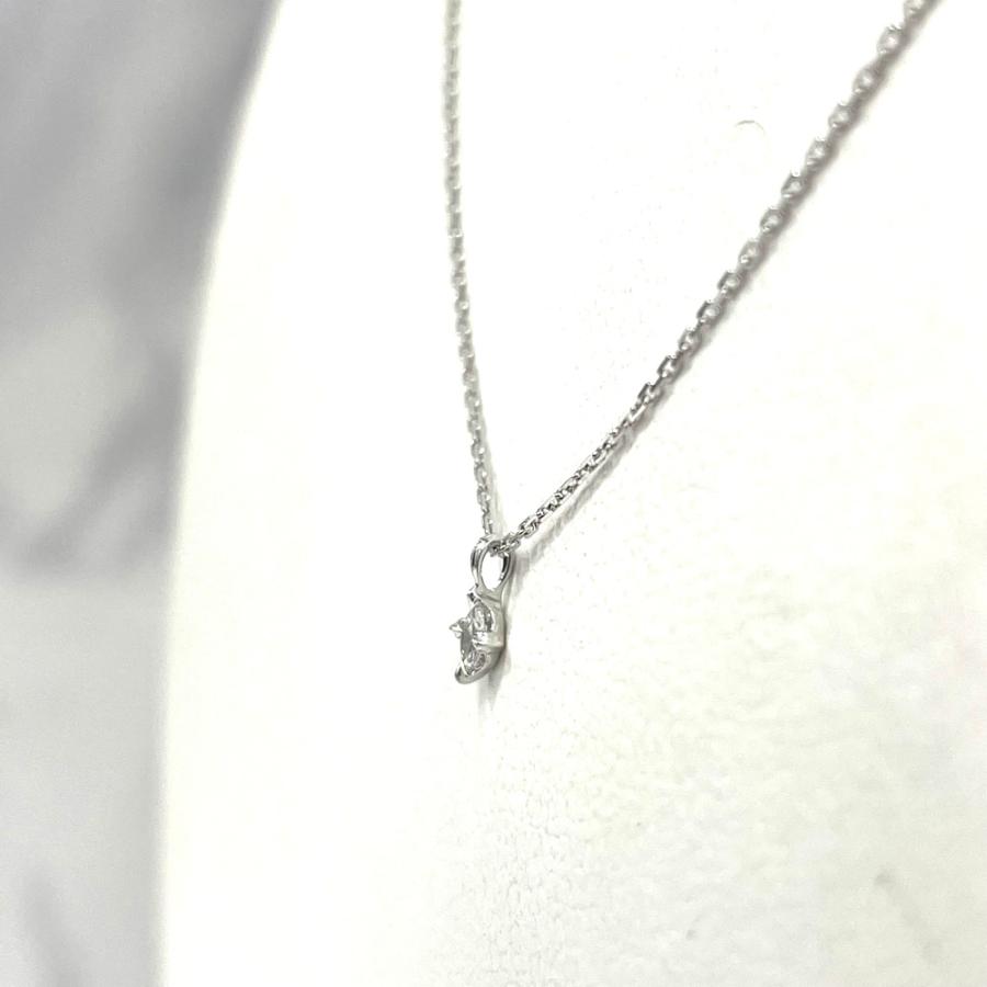 中古】K18WG ダイヤ ネックレス D 0.03ct : 47732 : すぎ質店 - 通販 