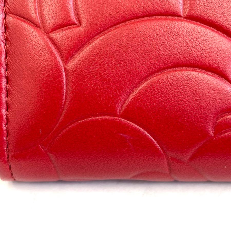 CHANEL 【中古】シャネル CHANEL カメリア 二つ折り 長財布 CHANEL 【中古】シャネル CHANEL カメリア 二つ折り 長財布