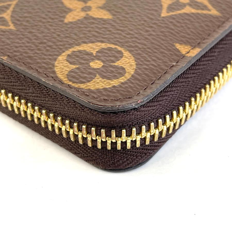 【中古】ルイ ヴィトン LOUIS VUITTON ラウンドファスナー ポルトフォイユ クレマンス モノグラム ローズ バレリーヌ M61298 長財布｜sugisichi4647｜08