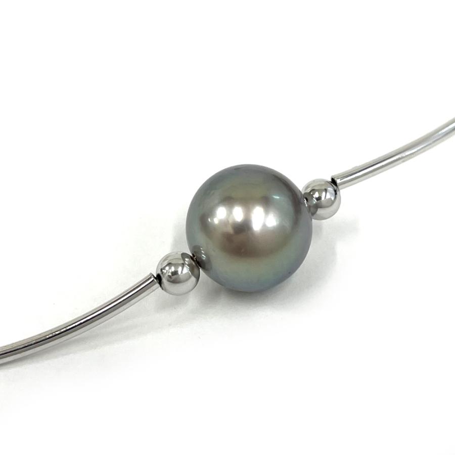 TASAKI（タサキ） TASAKI K18WG ブラックパール ネックレス 真珠 42.5