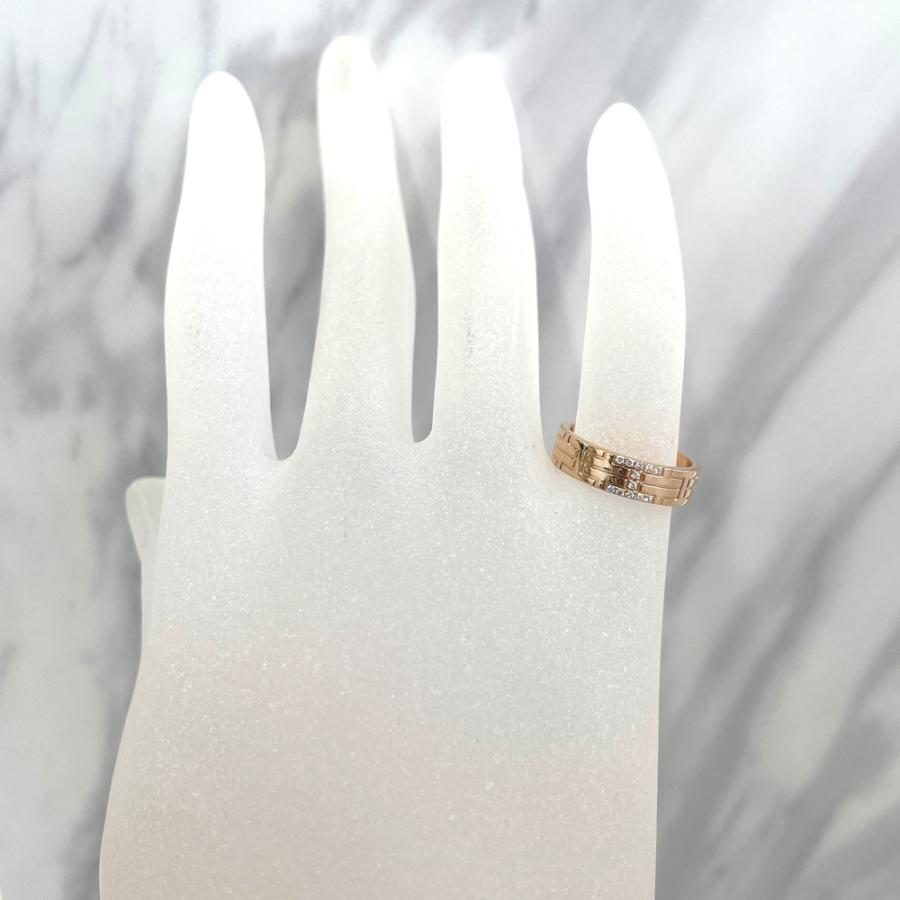 HERMES 【中古】 エルメス HERMES キリム リング ダイヤ AU750 HERMES 【中古】 エルメス HERMES キリム リング ダイヤ AU750