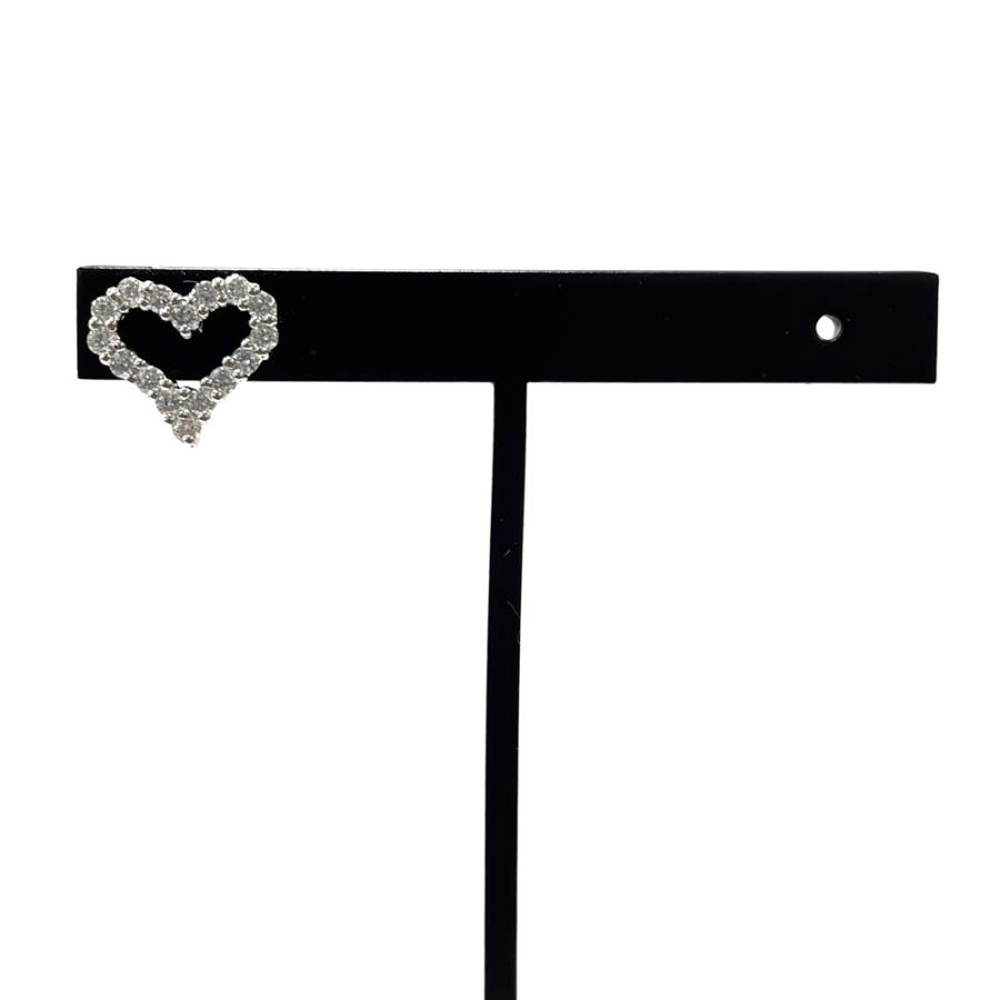 【中古】ティファニー TIFFANY&Co.　ハート　ダイヤモンド　ピアス　Pt950　プラチナ　ピアス片方　2.3ｇ_10