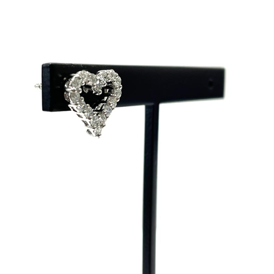 【中古】ティファニー TIFFANY&Co.　ハート　ダイヤモンド　ピアス　Pt950　プラチナ　ピアス片方　2.3ｇ_11