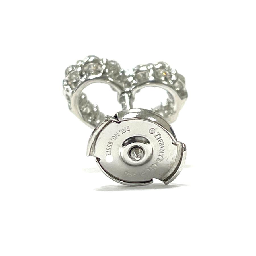 【中古】ティファニー TIFFANY&Co.　ハート　ダイヤモンド　ピアス　Pt950　プラチナ　ピアス片方　2.3ｇ_4