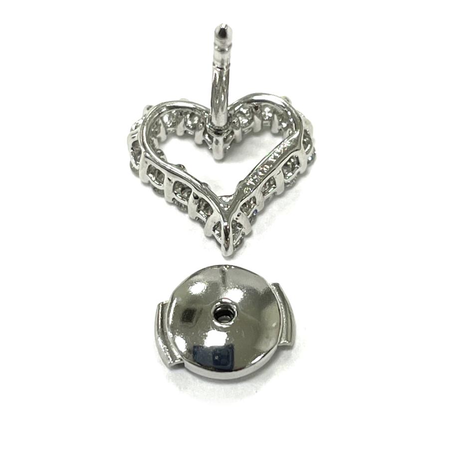 【中古】ティファニー TIFFANY&Co.　ハート　ダイヤモンド　ピアス　Pt950　プラチナ　ピアス片方　2.3ｇ_8