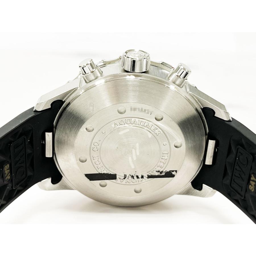 アクアタイマー IWC クロノグラフ IW376709 ブラック文字盤 自動巻