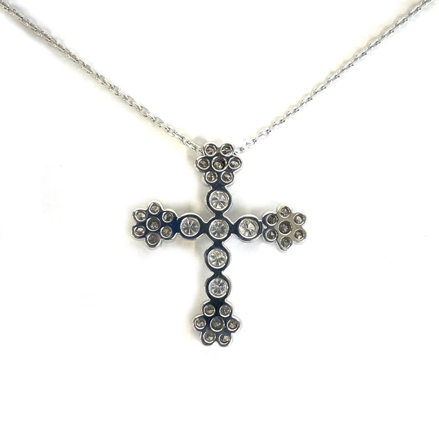 STAR JEWELRY（スタージュエリー） ダイヤモンドクロス ネックレス