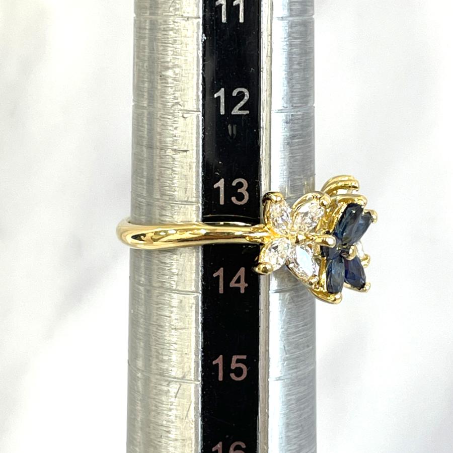 Queen（DAMIANI） 【中古】クイーンジュエリー Queen K18 サファイヤ 
