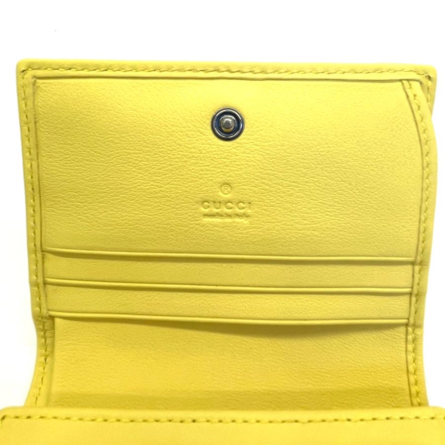 GUCCI（グッチ） 【中古】グッチ 二つ折り財布 パイソンレザー