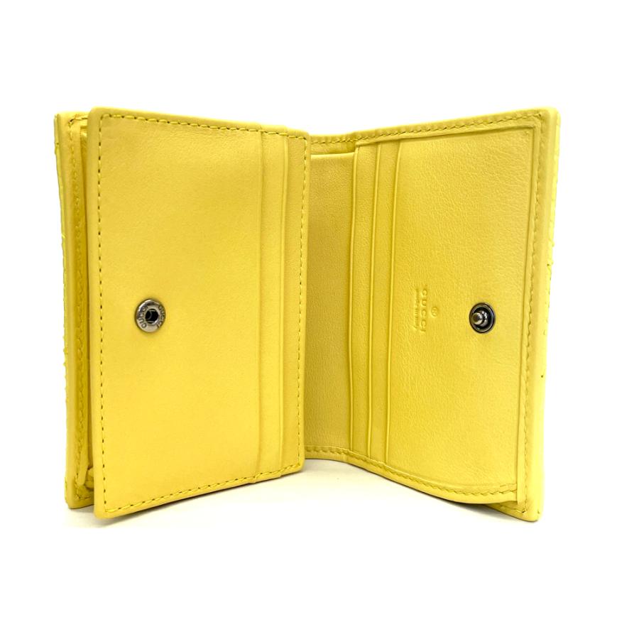 GUCCI（グッチ） 【中古】グッチ 二つ折り財布 パイソンレザー