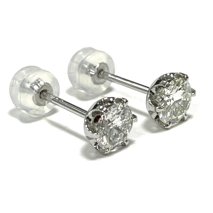 【中古】Pt900　ダイヤ　ピアス　D 0.505ct　D 0.510ct　ソーティング付_2