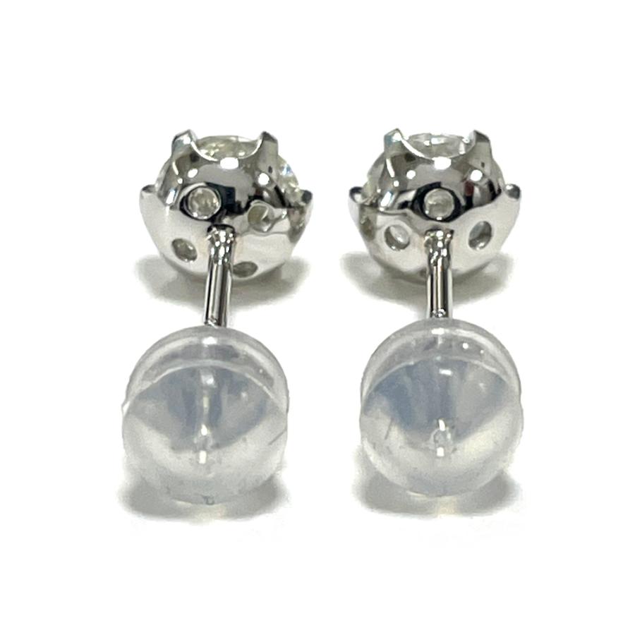 【中古】Pt900　ダイヤ　ピアス　D 0.505ct　D 0.510ct　ソーティング付_5