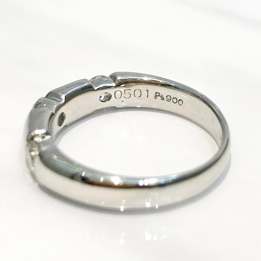 Pt900 ダイヤ ファッションリング 指輪 D 0.501ct 11号 : すぎ質店