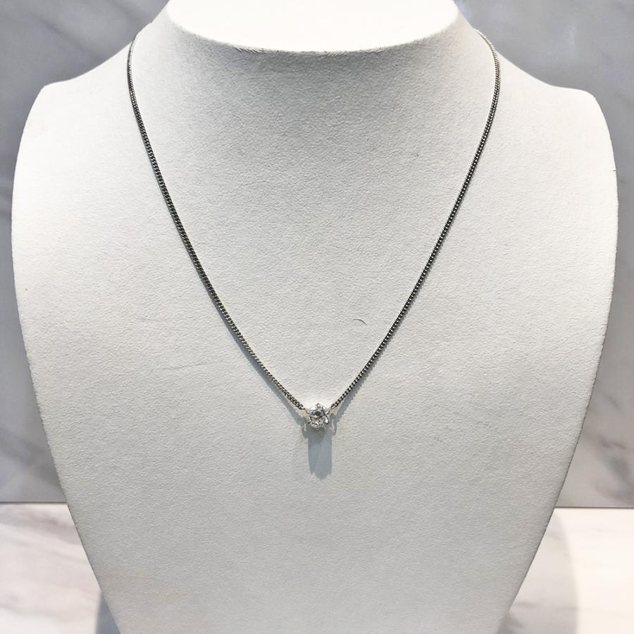 中古美品】Pt850 ダイヤ ネックレス D 1.01ct 重さ：4.5g : すぎ質店  