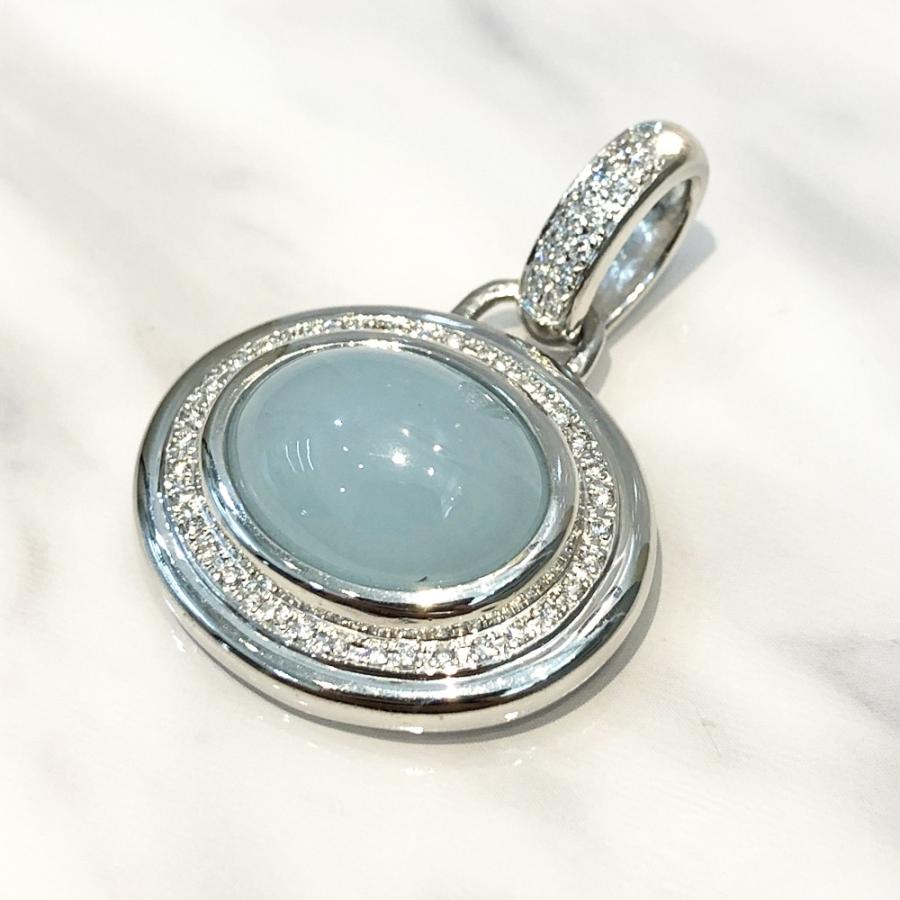 ペンダントヘッド、チャーム 【中古美品】K18WG アクアマリン ダイヤ ペンダントトップ A 12.33ct D 0.29ct 重さ:12.5g ペンダントヘッド、チャーム 【中古美品】K18WG アクアマリン ダイヤ ペンダントトップ A 12.33ct D 0.29ct 重さ:12.5g