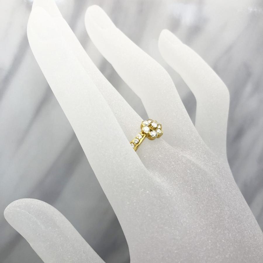 K18 ダイヤ ファッションリング D0.50ct 12号 重さ：3.6g 指輪 : すぎ 