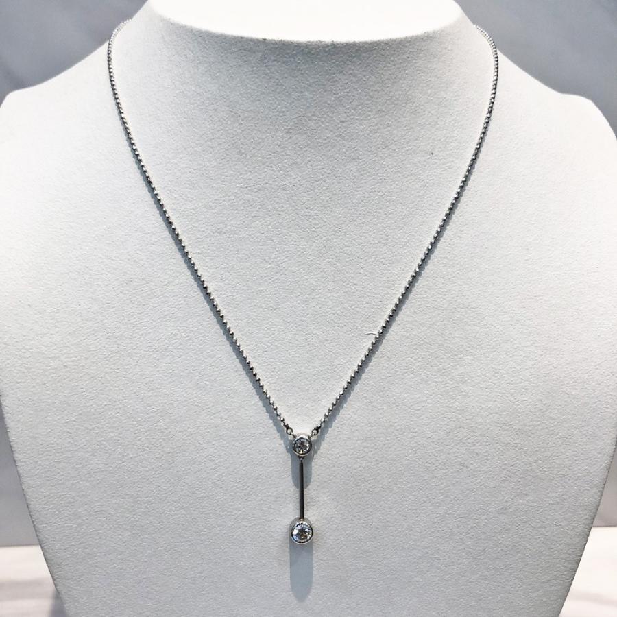 中古美品】pt850 ダイヤ ネックレス D 0.53ct 4.6g : すぎ質店 - 通販 