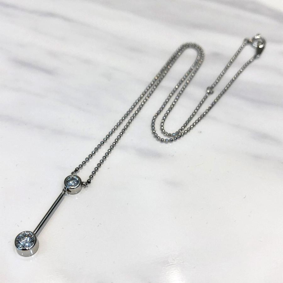 中古美品】pt850 ダイヤ ネックレス D 0.53ct 4.6g : すぎ質店 - 通販 