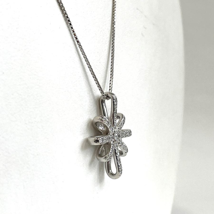 Pt900/Pt850 ダイヤ ネックレス D0.11ct D0.26ct : すぎ質店 - 通販