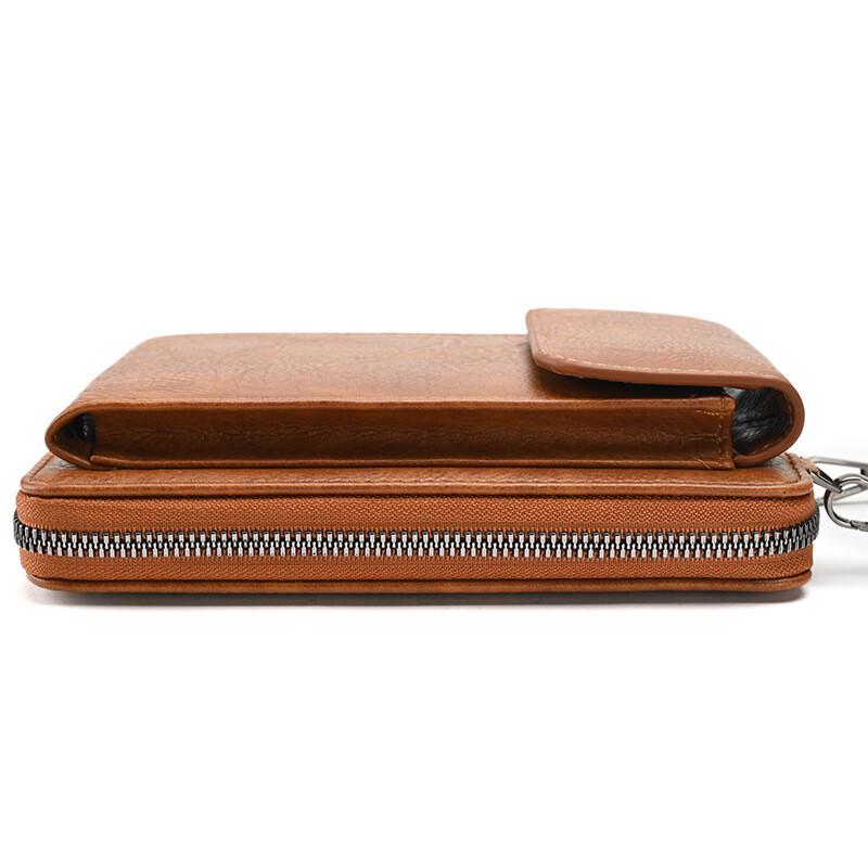 スマホショルダー ストラップ メンズ レディース スマホポーチ 角型 スマホショルダー バッグ ケース マルチポーチ 財布 ポシェット 縦長 ...