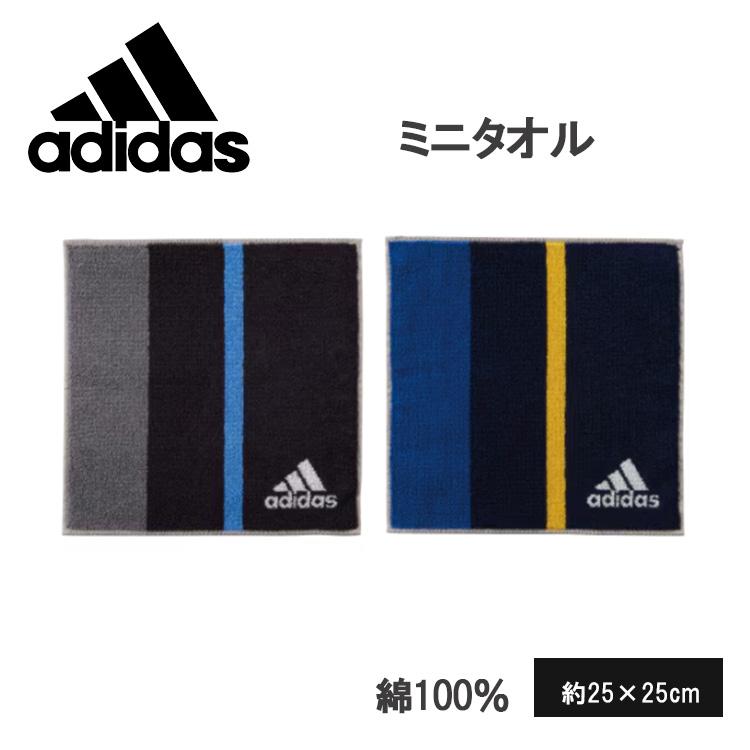 adidas（アディダス） ハンドタオル 黒 スポーツタオル タオルハンカチ