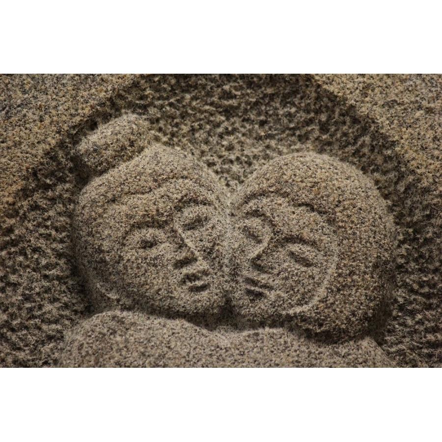 天然石 彫り 人物 置物 2個 luz_20181218941-st