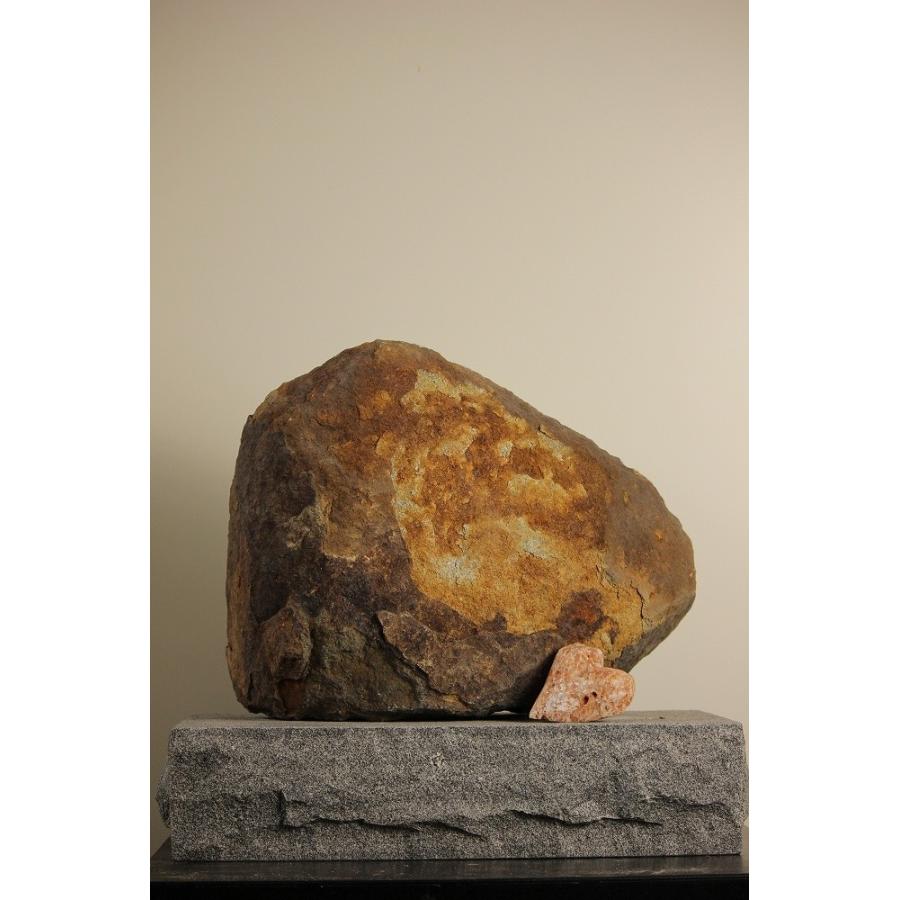 伝統工芸 かわいい石のあかり道祖神「ふたり」置き物 オブジェ H27cm