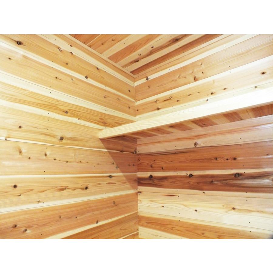 杉 羽目板 相決り加工 節有り 3970mm×10mm×165mm 5枚入 無垢材 壁板