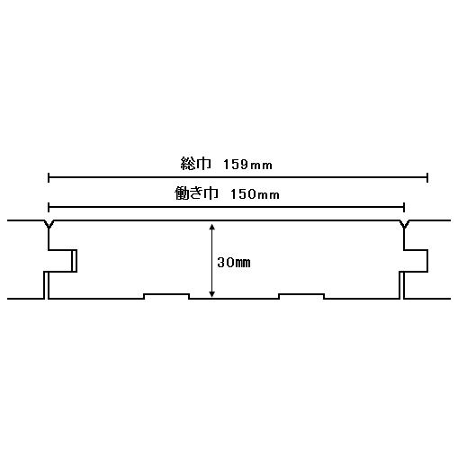 杉　ネダレスフローリング　本実加工　節有り　4000mm×30mm×150mm　3枚入　無垢材　床材　ＤＩＹ　リフォーム_3