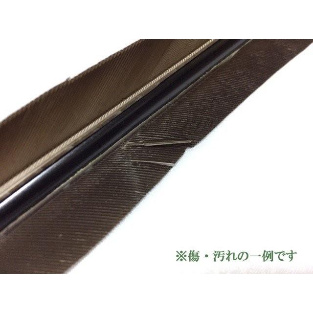 竹矢6本セット 黒グレー羽根 竹矢 オーダー製作 黒尾羽 上篦 6本組 10種類【o-197】弓道 矢 染抜き