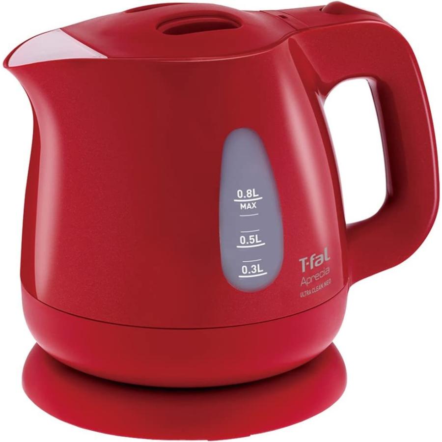 ティファール 電気ケトル 0.8L アプレシア ウルトラクリーン ネオ 抗菌 ルビーレッド KO3905JP