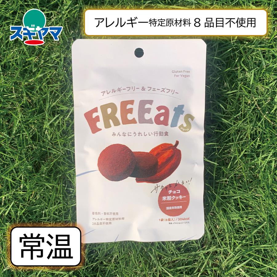 乳 卵 小麦不使用 チョコ米粉クッキー 補食おやつ FREEats(フリーツ)6