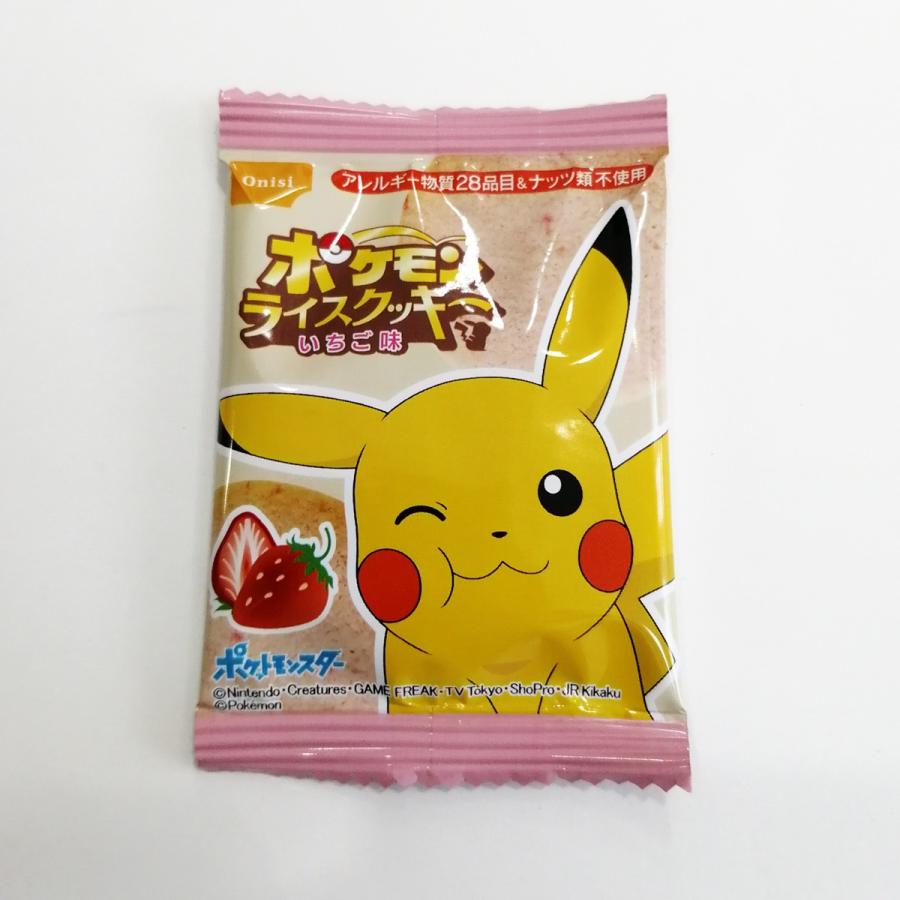 ポケモン ライスクッキー いちご味 1枚 Onishi001 スギヤマ御器所アレルギー店 通販 Yahoo ショッピング