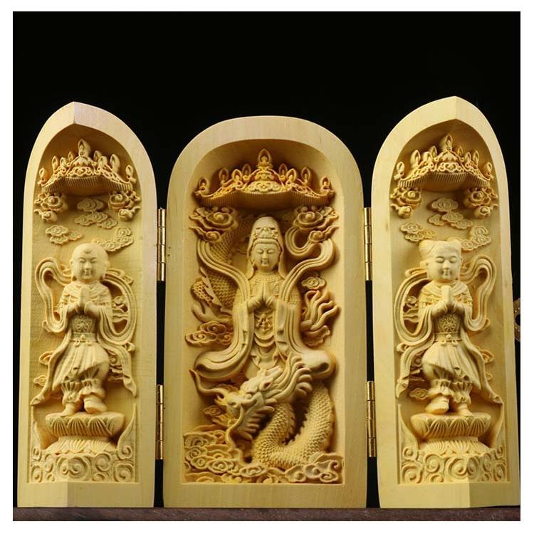 弘法大師 仏像 真言宗大日三尊 木彫 釈迦如来 大日三尊 木彫り 不動