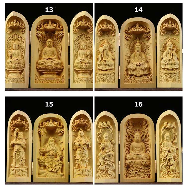弘法大師 仏像 真言宗大日三尊 木彫 釈迦如来 大日三尊 木彫り 不動